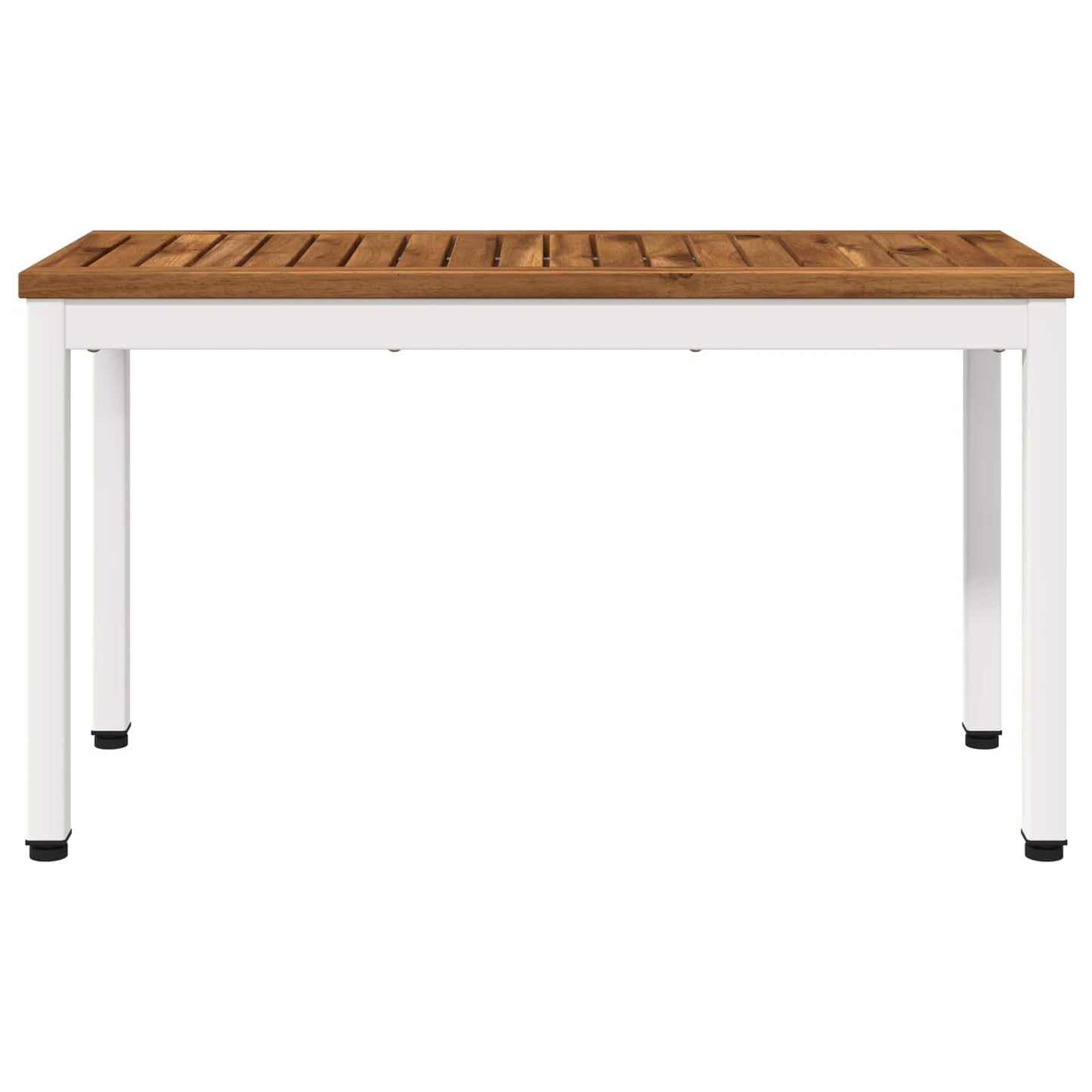 Hagebenk 80,5 x 35 x 45 cm Solid akasietre Naturlig og Hvit