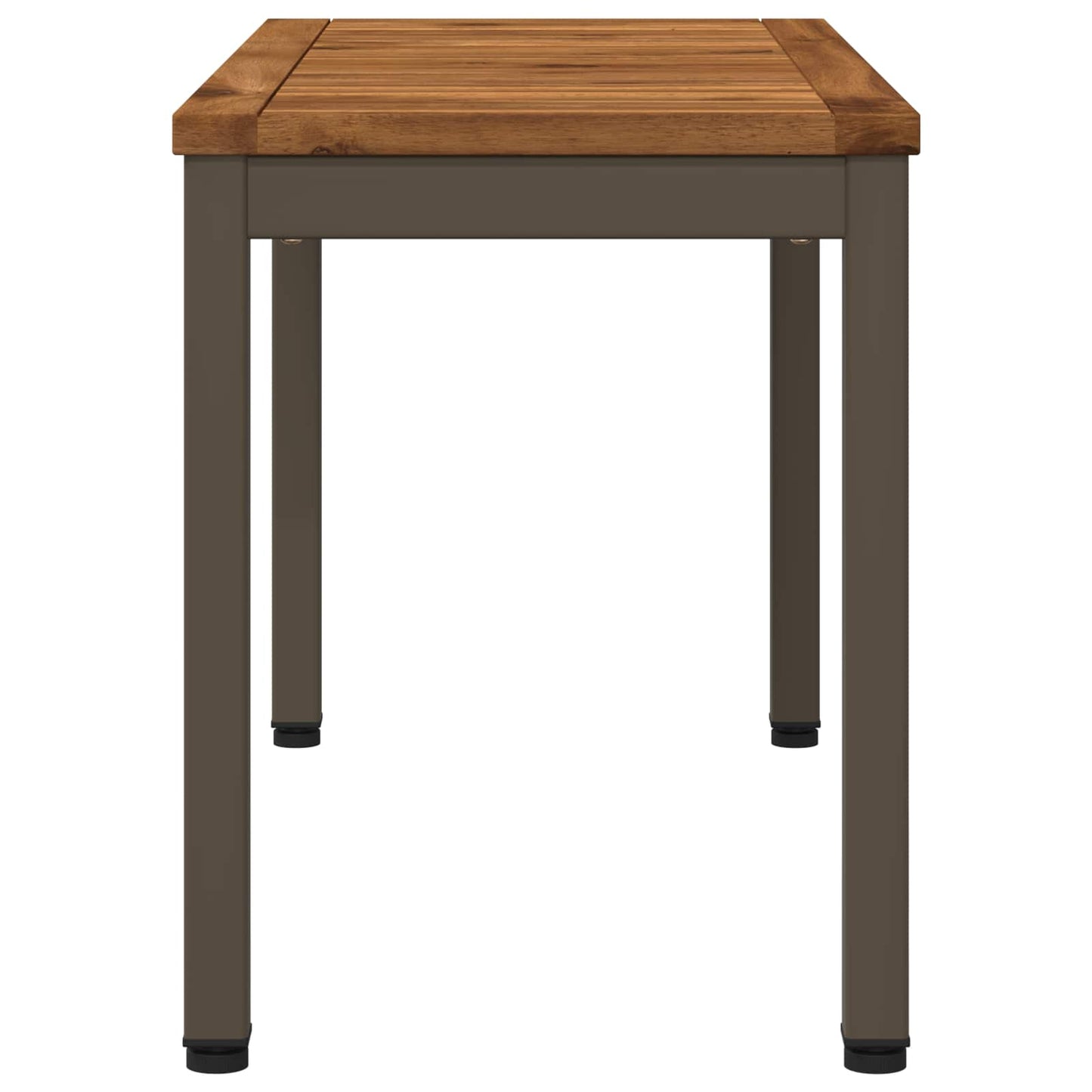 Hagebenk 80,5 x 35 x 45 cm Solid akasietre Naturlig og Kaffe