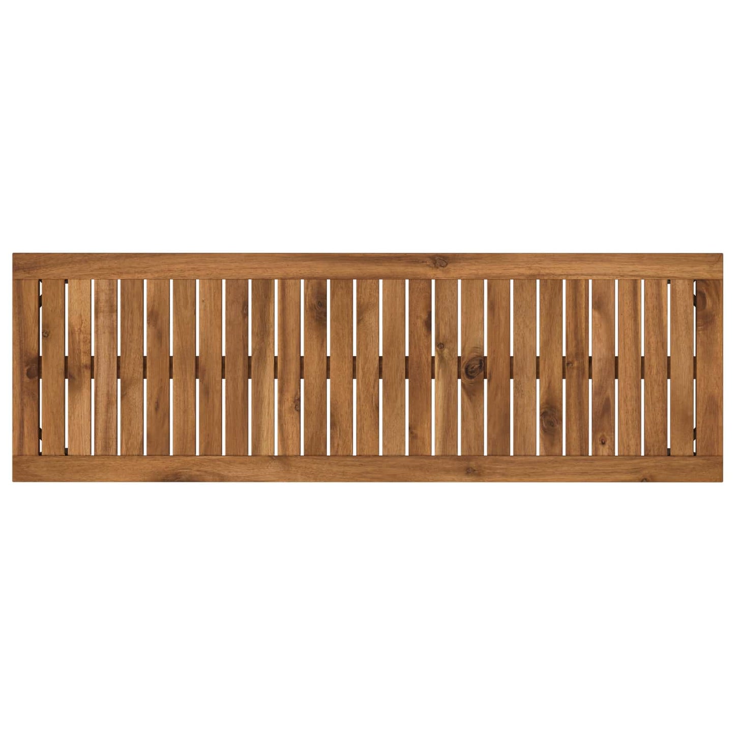 Hagebenk 108,5 x 35 x 45 cm Solid akasietre Naturlig og Hvit