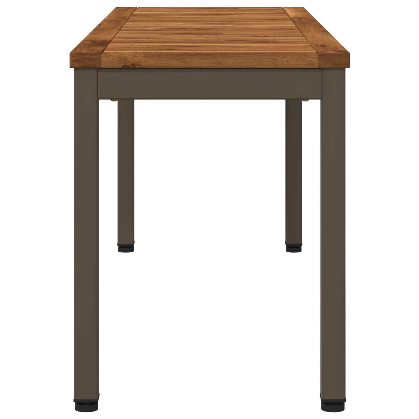 Hagebenk 108,5 x 35 x 45 cm Solid akasietre Naturlig og Kaffe