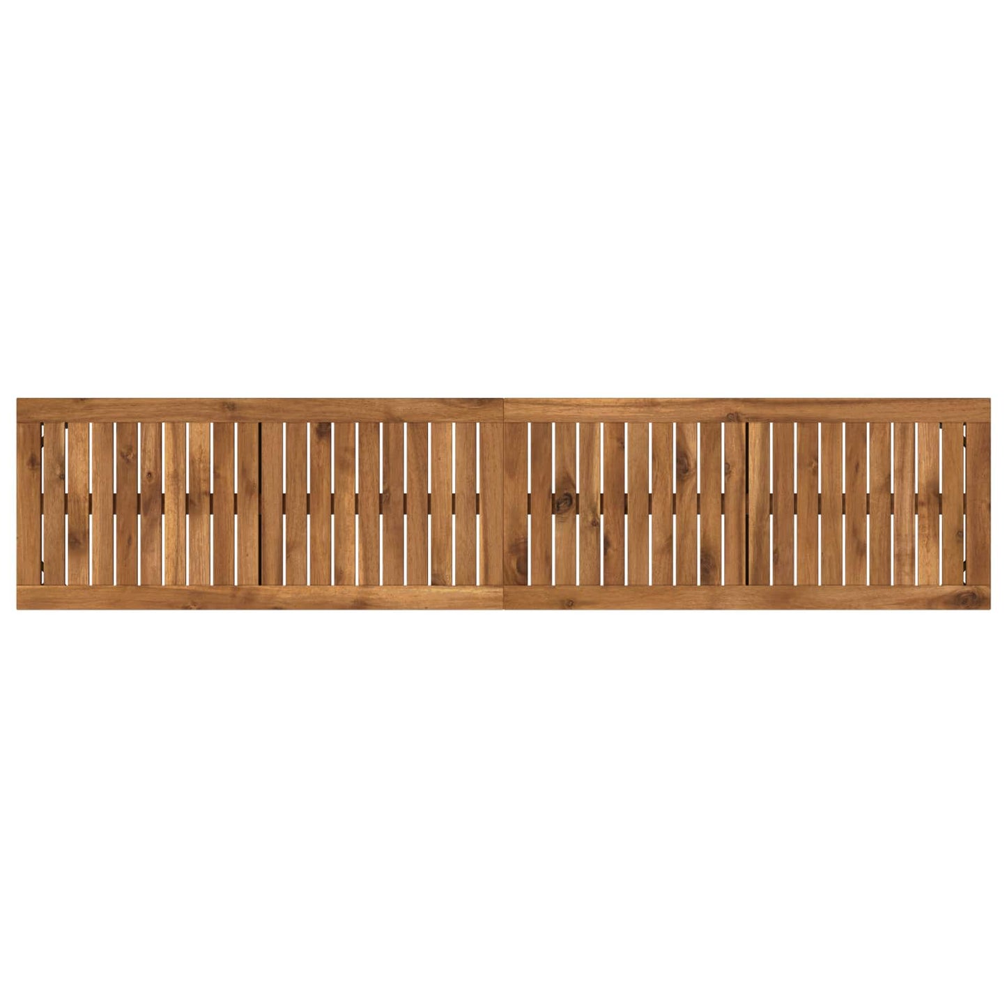 Hagebenk 161 x 35 x 45 cm Solid akasietre Naturlig og svart