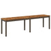 Hagebenk 161 x 35 x 45 cm Solid akasietre Naturlig og Kaffe