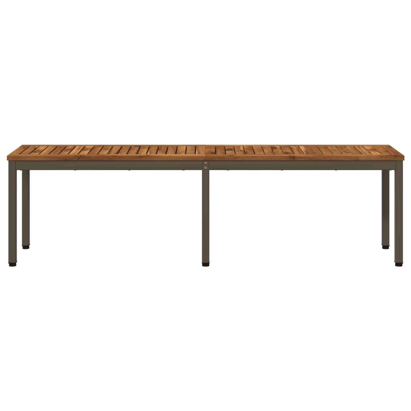 Hagebenk 161 x 35 x 45 cm Solid akasietre Naturlig og Kaffe