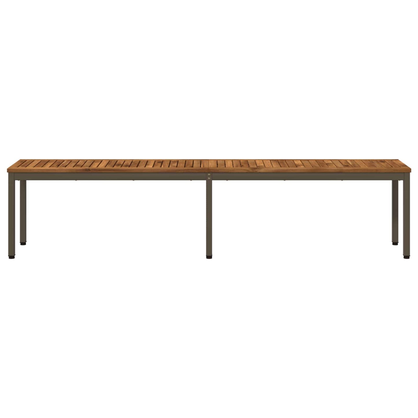 Hagebenk 201 x 35 x 45 cm Solid akasietre Naturlig og Kaffe