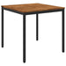 Hage middagsbord Naturlig og svart 80 x 80,5 x 75 cm