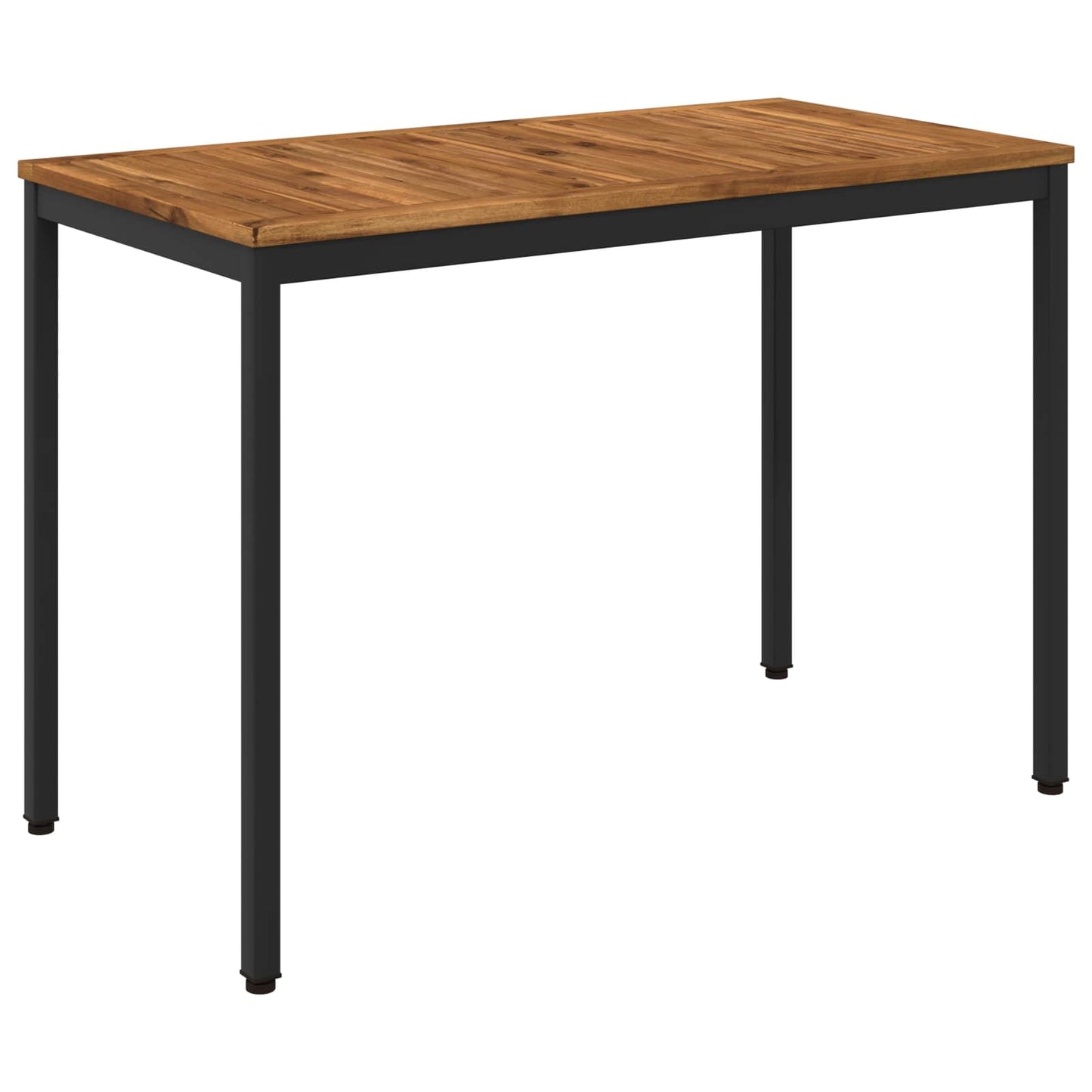 Hage middagsbord Naturlig og svart 108,5 x 55 x 75 cm