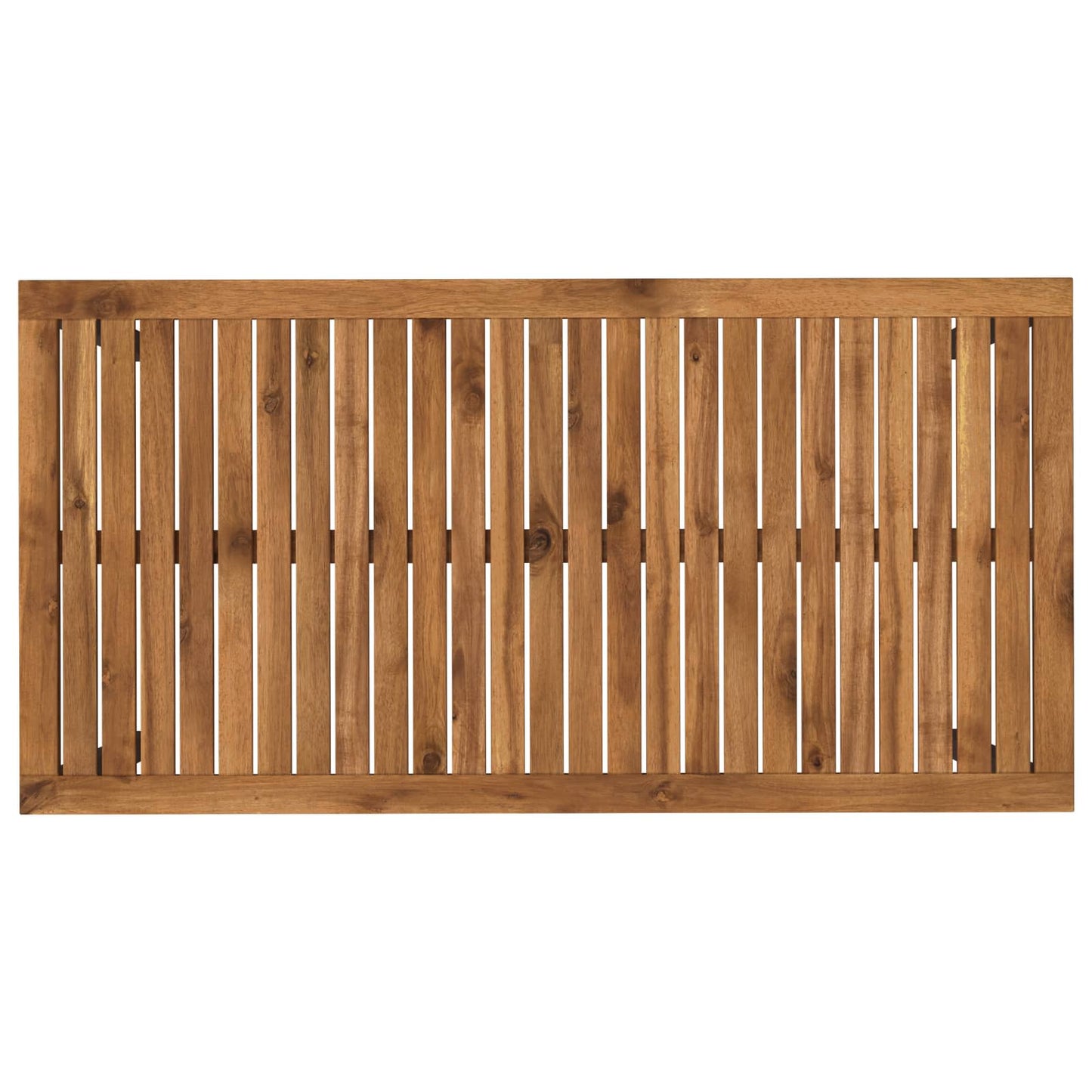 Hage middagsbord Naturlig og svart 108,5 x 55 x 75 cm