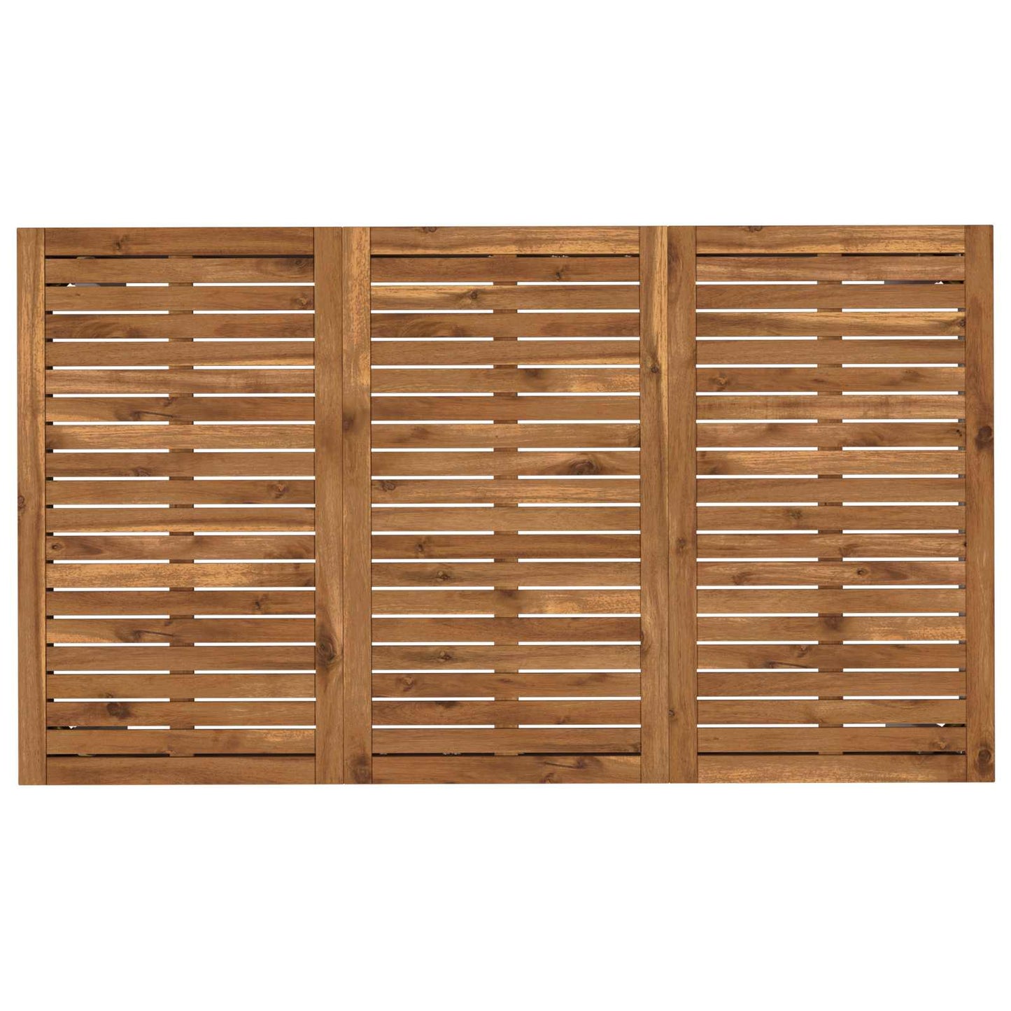 Hage middagsbord Naturlig og Hvit 141 x 80,5 x 75 cm