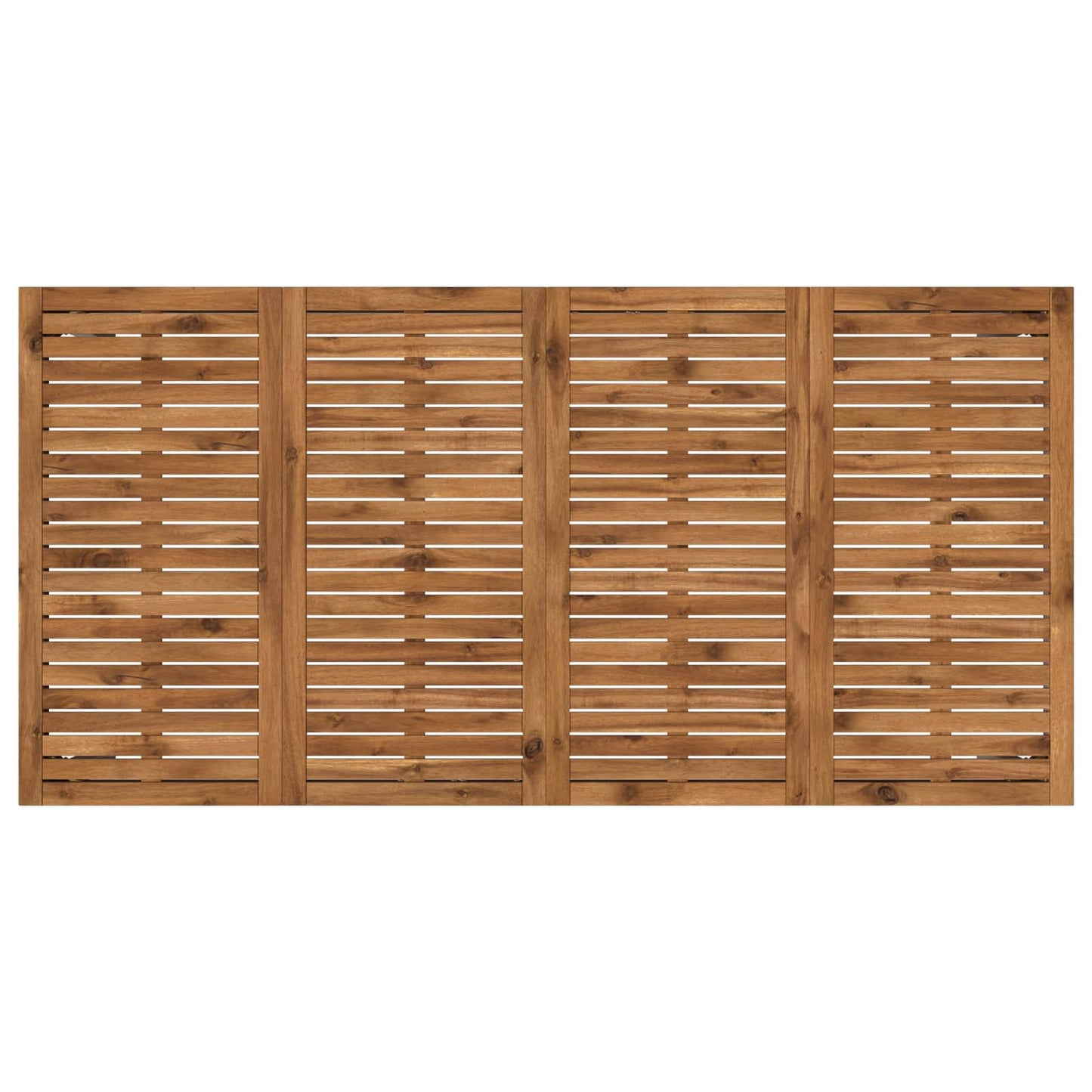 Hage middagsbord Naturlig og Hvit 147 x 88,5 x 75 cm