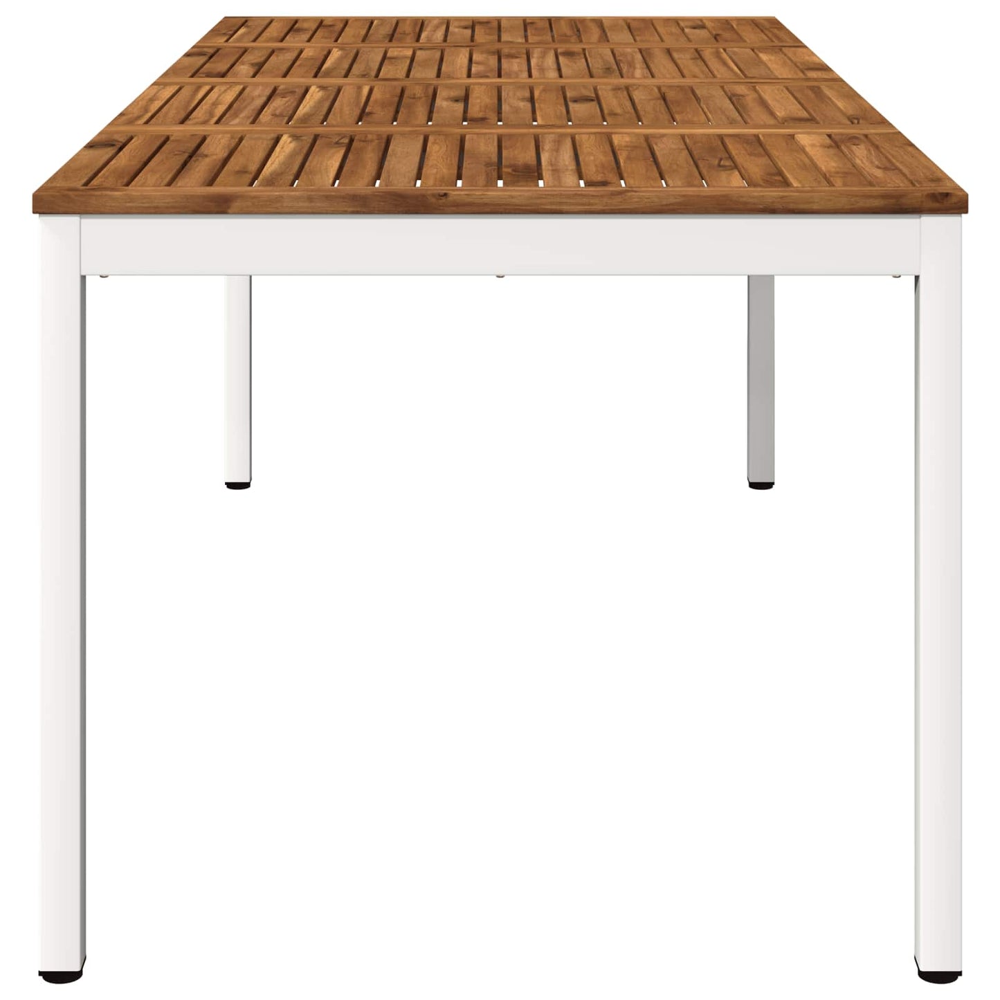 Hage middagsbord Naturlig og Hvit 180 x 88,5 x 75 cm