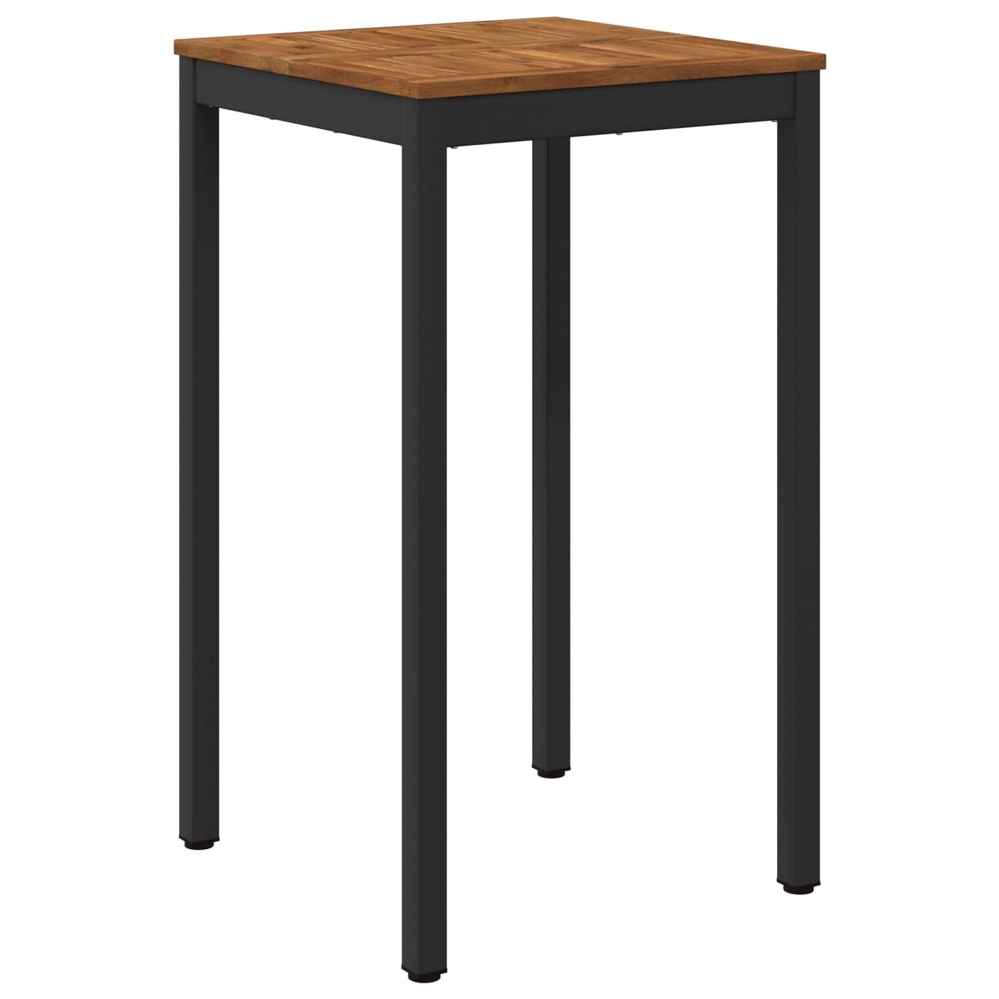 Hagebarbord Naturlig og svart 60 x 60,5 x 105 cm