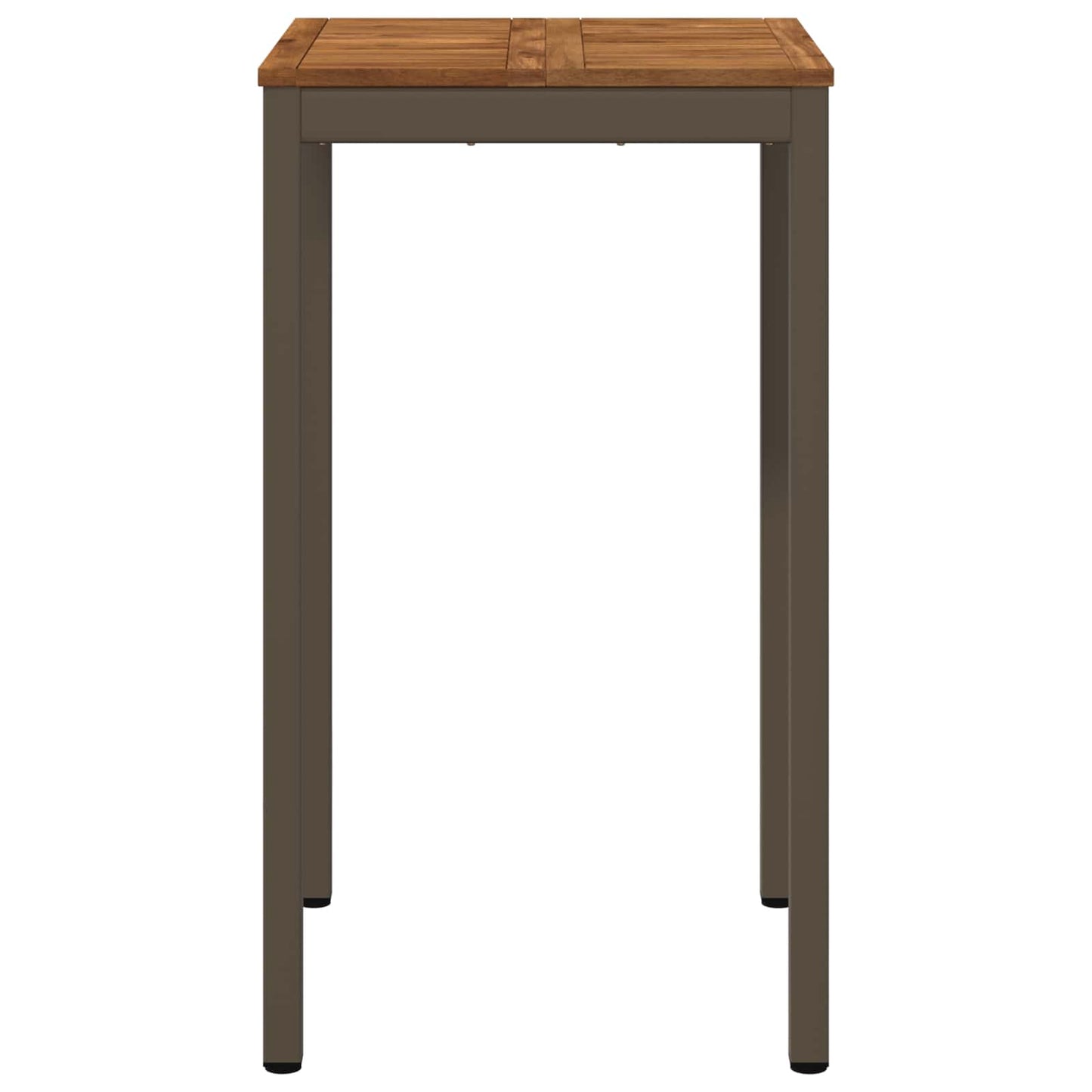Hagebarbord Naturlig og Kaffe 60 x 60,5 x 105 cm