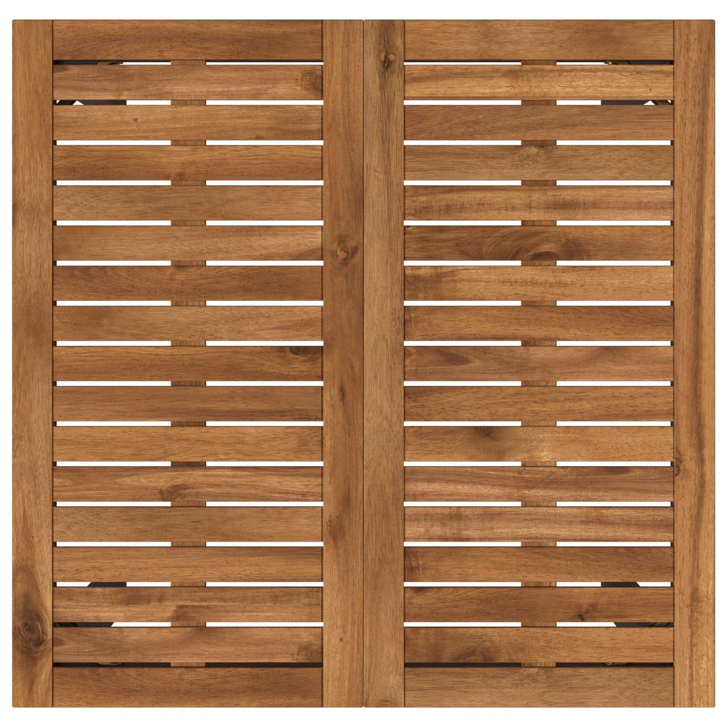 Hagebarbord Naturlig og svart 70 x 68,5 x 105 cm