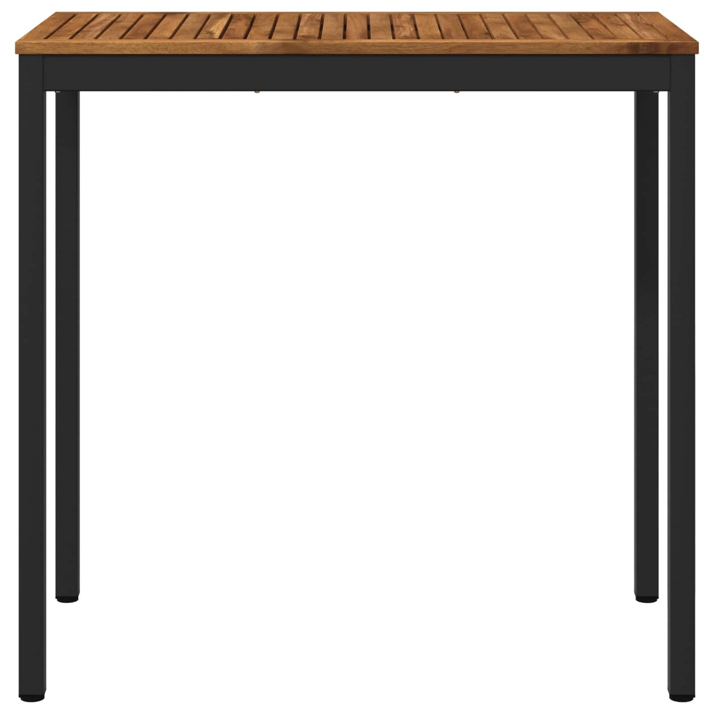 Hagebarbord Naturlig og svart 108,5 x 55 x 105 cm