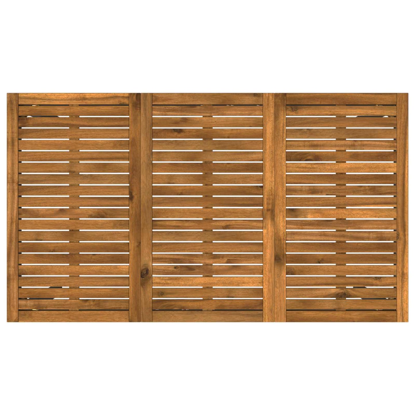 Hagebarbord Naturlig og svart 141 x 80,5 x 105 cm