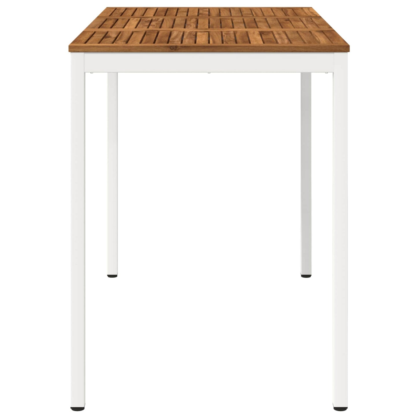 Hagebarbord Naturlig og Hvit 141 x 80,5 x 105 cm