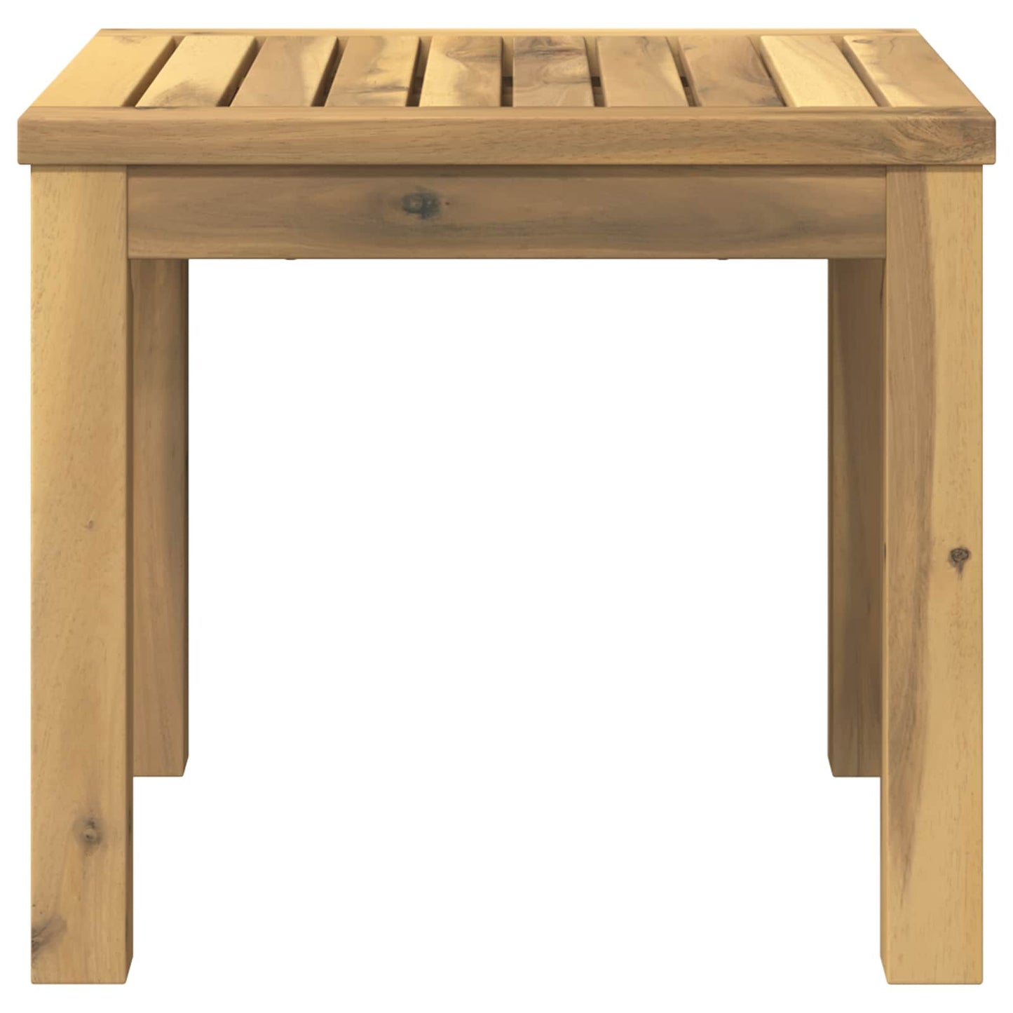 Kaffebord Hvit 40 x 40,5 x 36 cm Solid akasietre