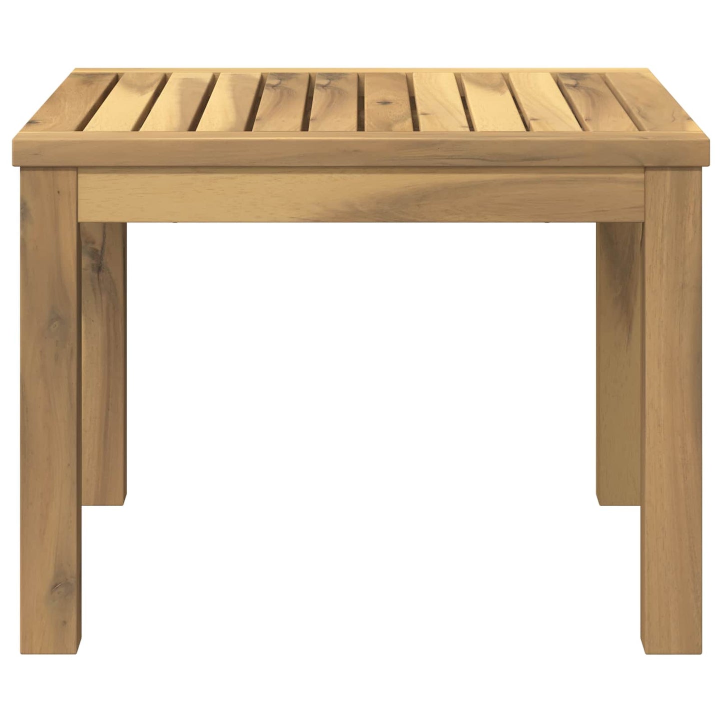 Kaffebord Hvit 50 x 48,5 x 36 cm Solid akasietre