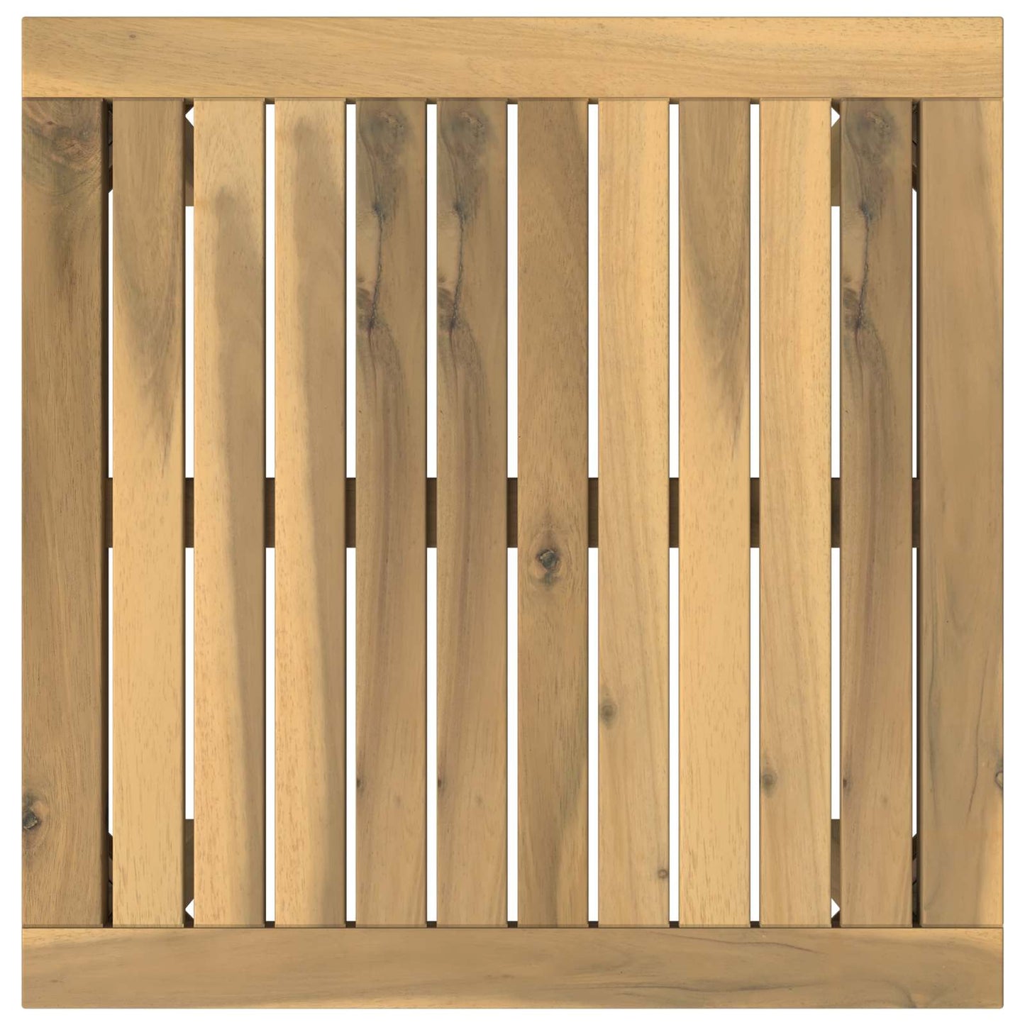 Kaffebord Hvit 50 x 48,5 x 36 cm Solid akasietre