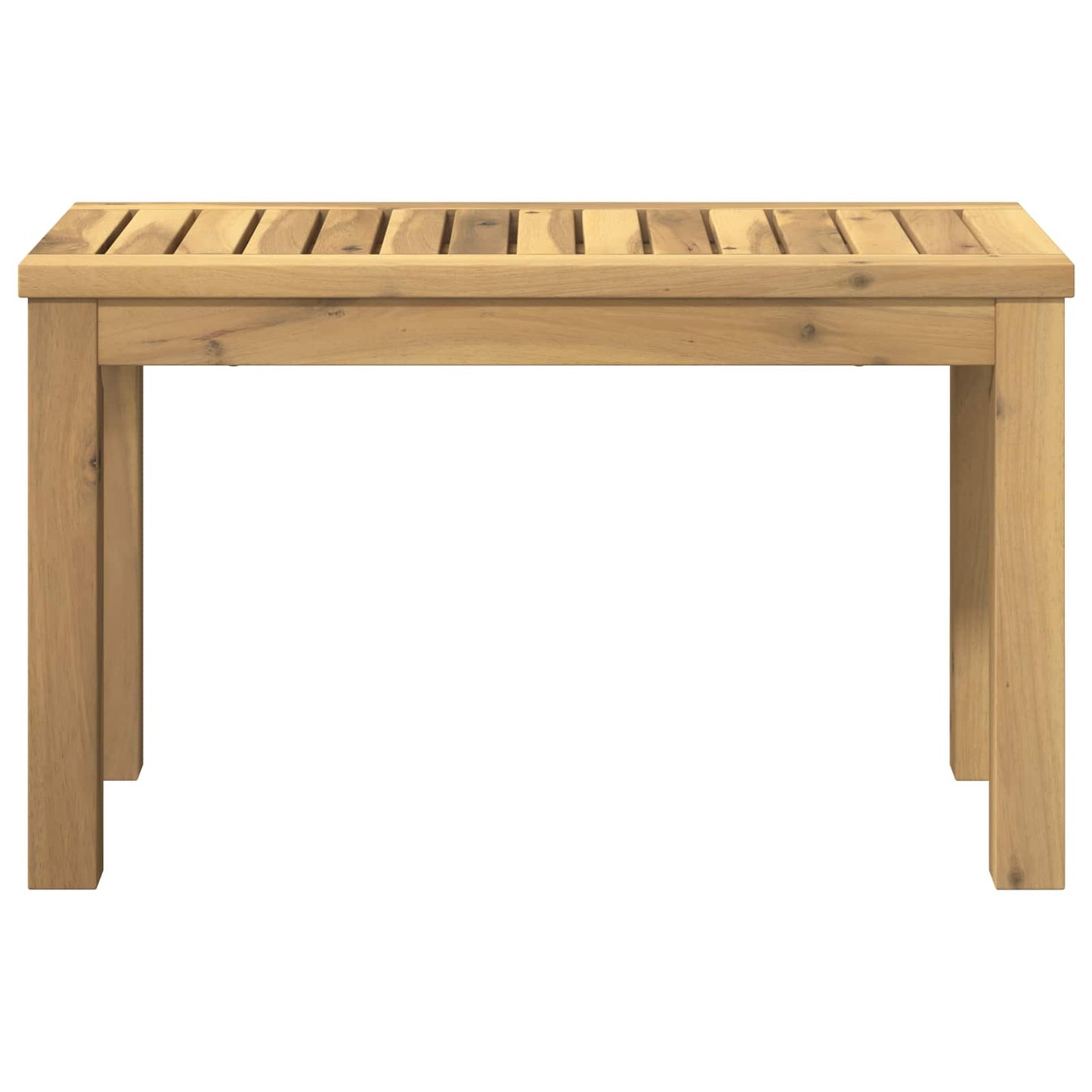 Kaffebord Hvit 60,5 x 30 x 36 cm Solid akasietre
