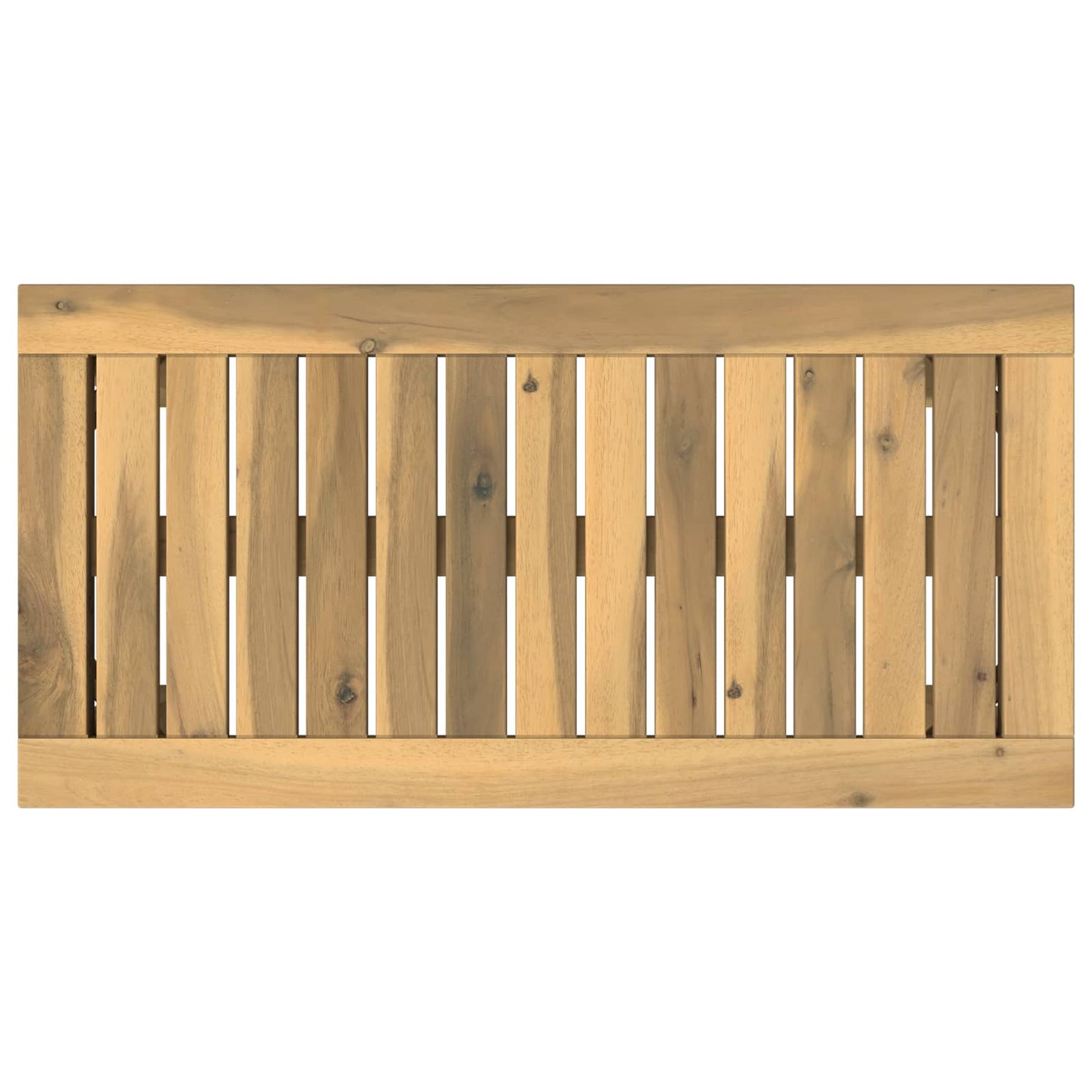 Kaffebord Hvit 60,5 x 30 x 36 cm Solid akasietre