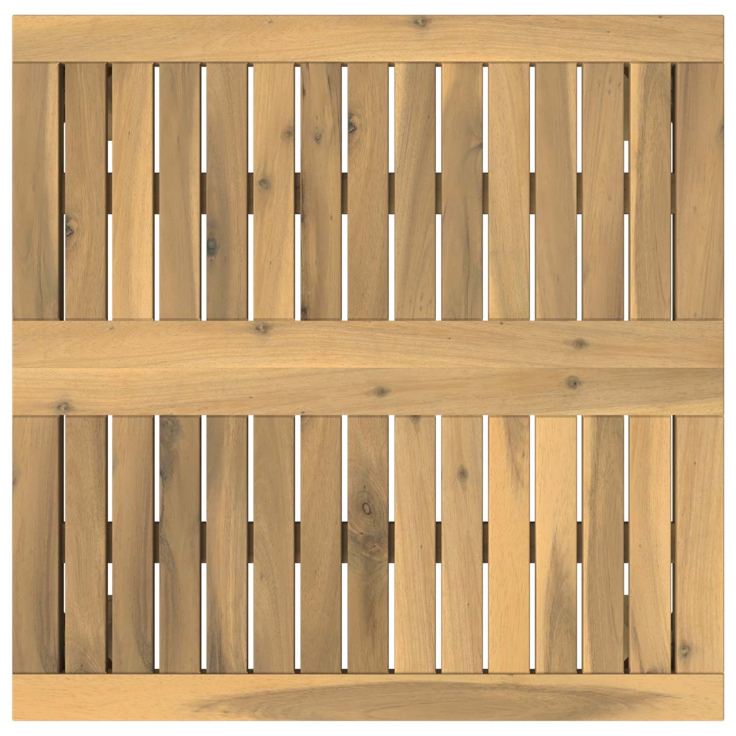 Kaffebord Hvit 60 x 60,5 x 36 cm Solid akasietre