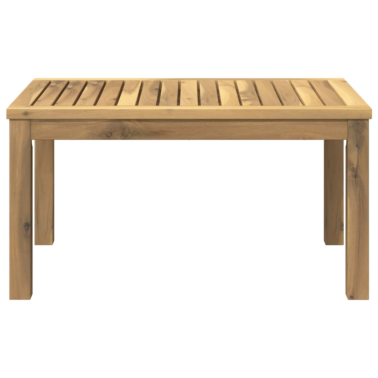 Kaffebord Hvit 50 x 68,5 x 36 cm Solid akasietre