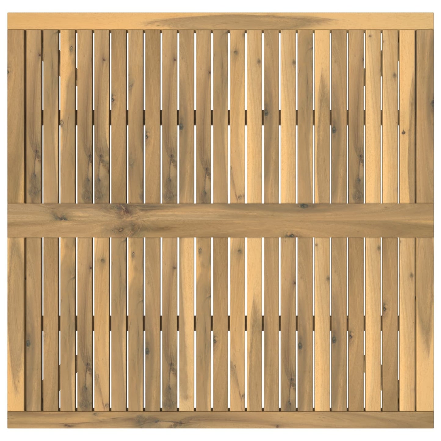Kaffebord Hvit 100 x 100,5 x 45 cm Solid akasietre