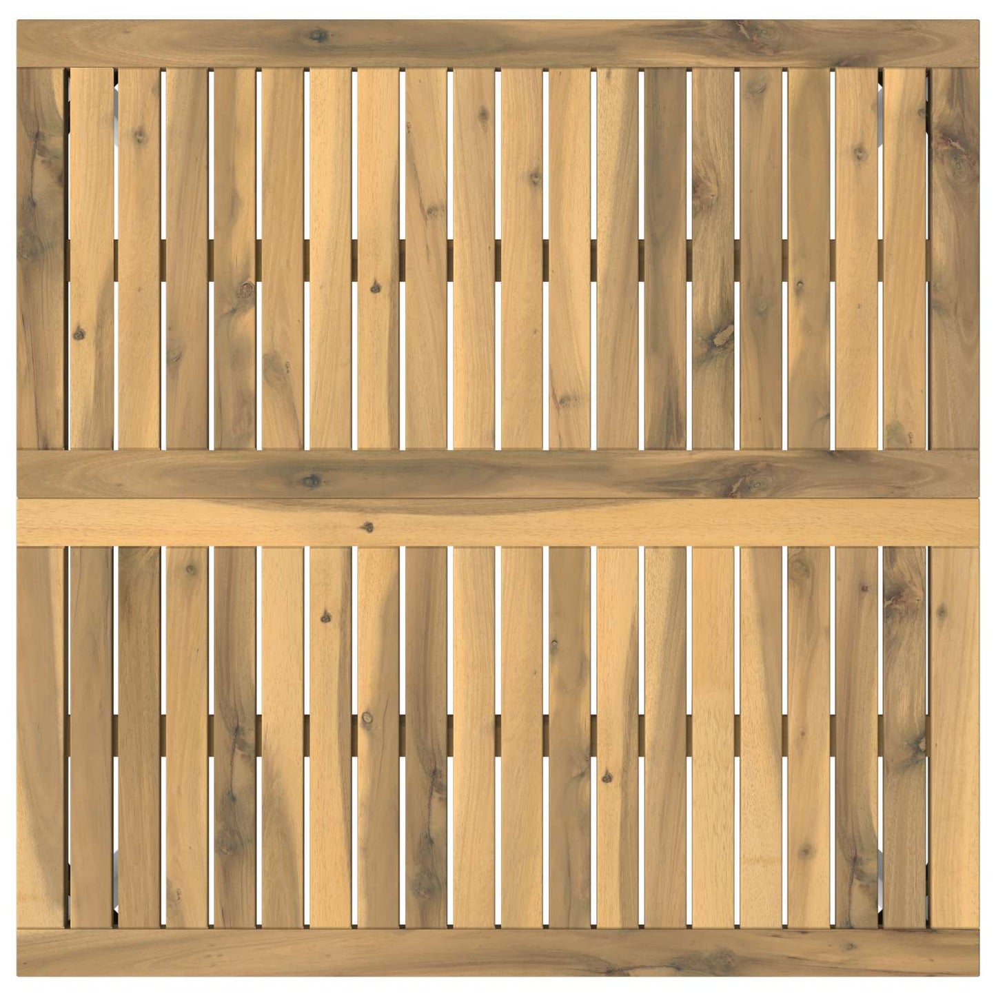 Kaffebord Hvit 80 x 80,5 x 45 cm Solid akasietre