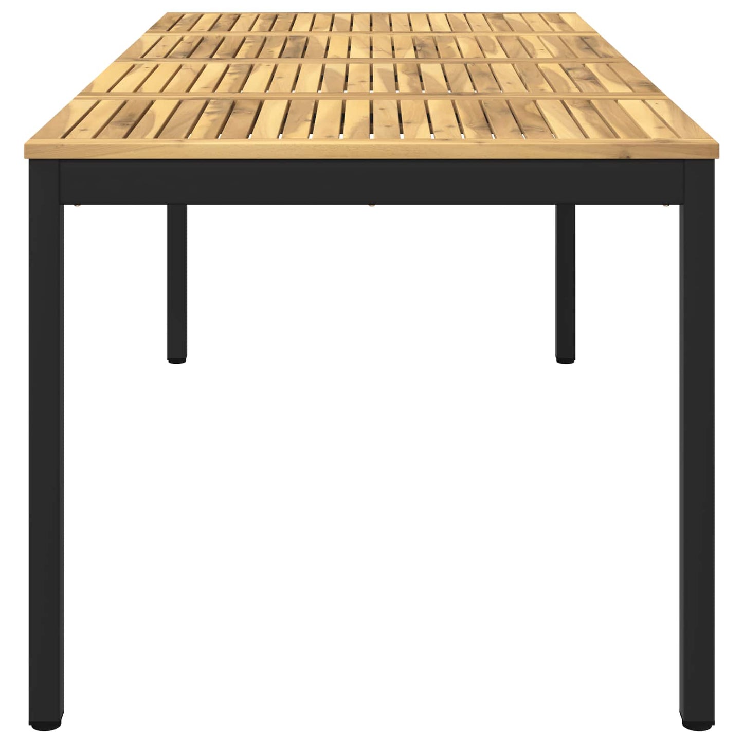 Hage middagsbord Hvit og svart 147 x 88,5 x 75 cm