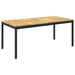 Hage middagsbord Hvit og svart 180 x 88,5 x 75 cm