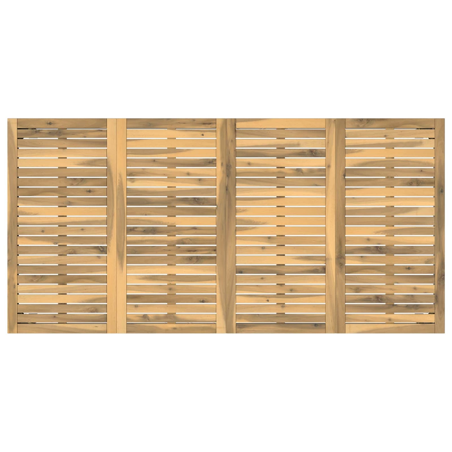 Hage middagsbord Hvit 180 x 88,5 x 75 cm Solid akasietre
