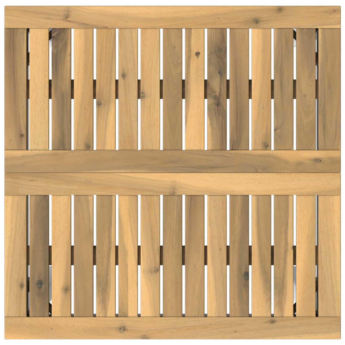 Hagebarbord Hvit 60 x 60,5 x 105 cm Solid akasietre