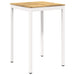Hagebarbord Hvit 70 x 68,5 x 105 cm Solid akasietre