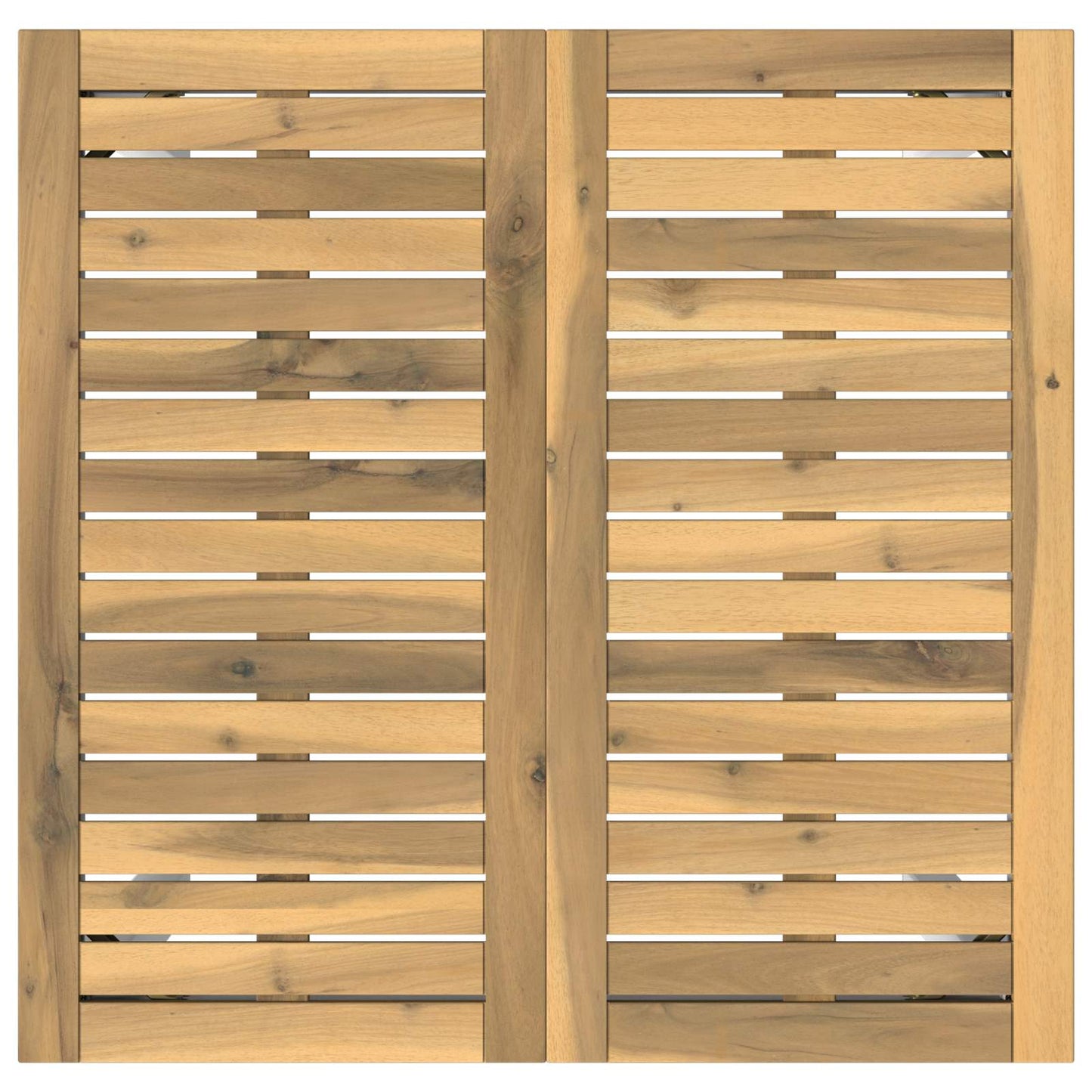 Hagebarbord Hvit 70 x 68,5 x 105 cm Solid akasietre