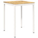 Hagebarbord Hvit 80 x 80,5 x 105 cm Solid akasietre