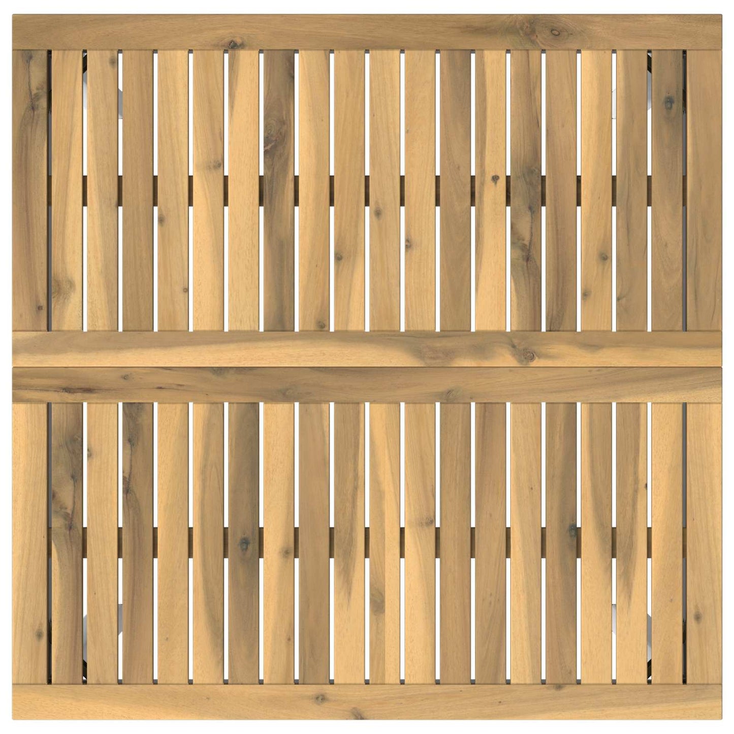 Hagebarbord Hvit 80 x 80,5 x 105 cm Solid akasietre