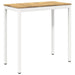 Hagebarbord Hvit 108,5 x 55 x 105 cm Solid akasietre