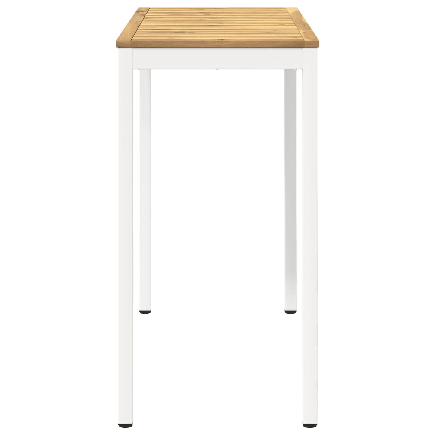 Hagebarbord Hvit 108,5 x 55 x 105 cm Solid akasietre