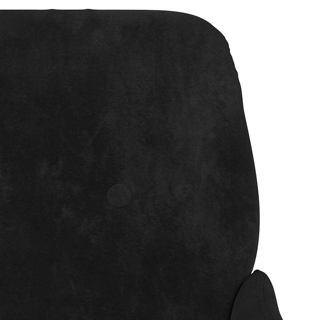 benk Svart 108 x 79 x 79 cm Fløyel vidaXL