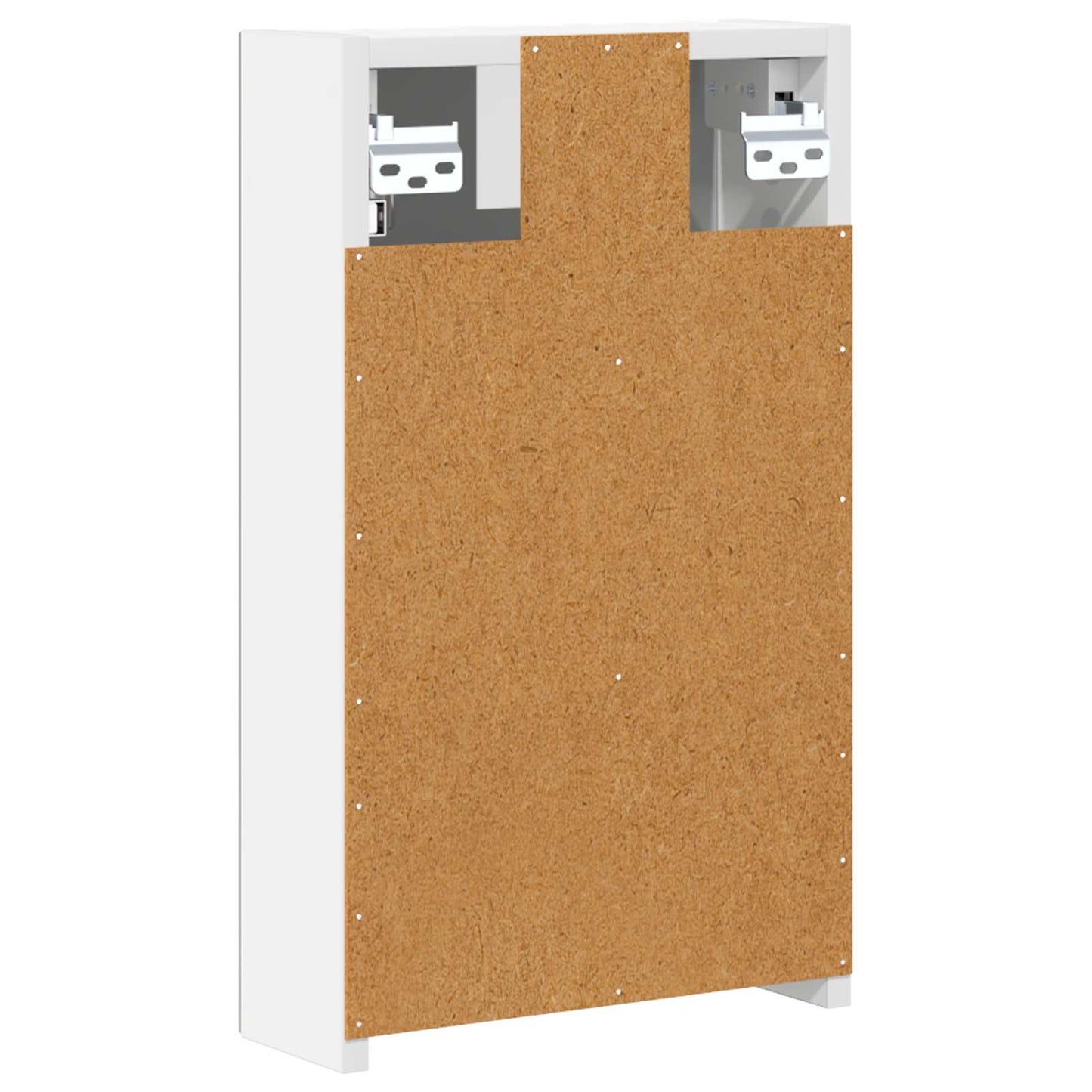 Baderomsspeilskap med dør Hvit 30 x 10,5 x 50 cm Konstruert tre