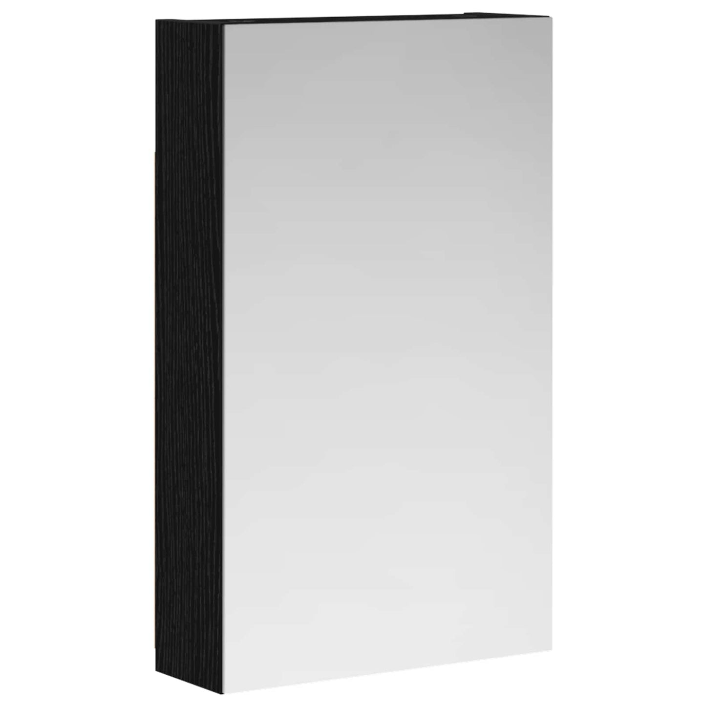 Baderomsspeilskap Svart Eik 30 x 10,5 x 50 cm Konstruert tre