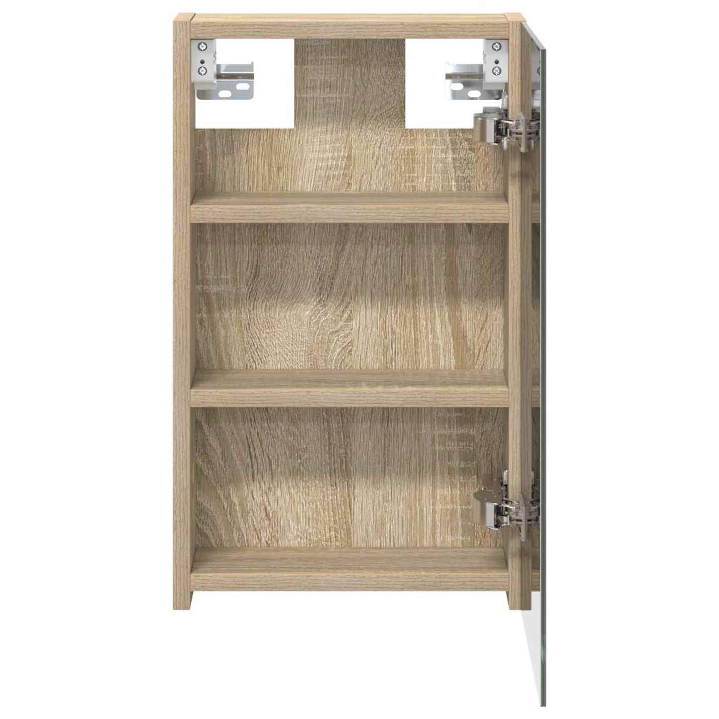 Baderomsspeilskap Sonoma eik 30 x 10,5 x 50 cm Konstruert tre