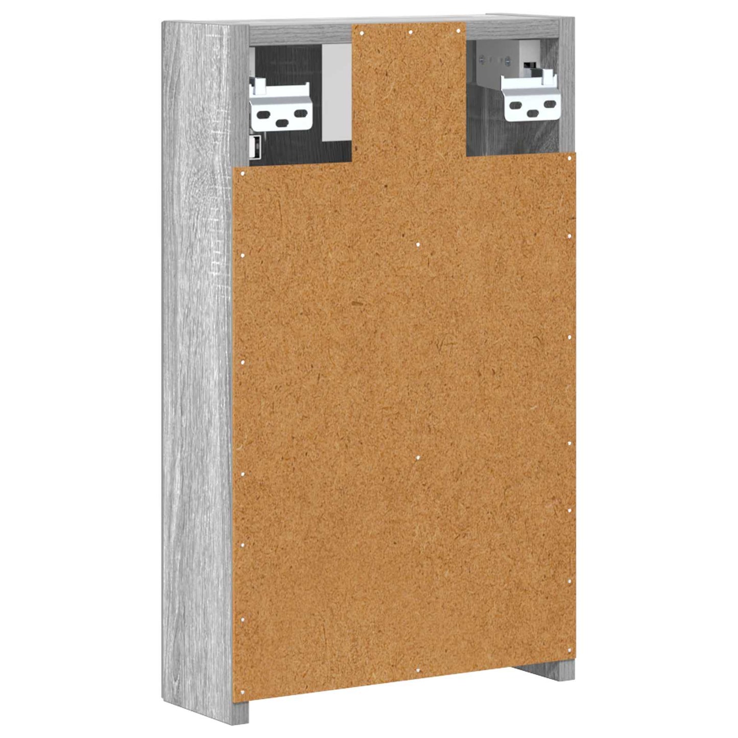 Baderomsspeilskap Grå Sonoma 30 x 10,5 x 50 cm Konstruert tre