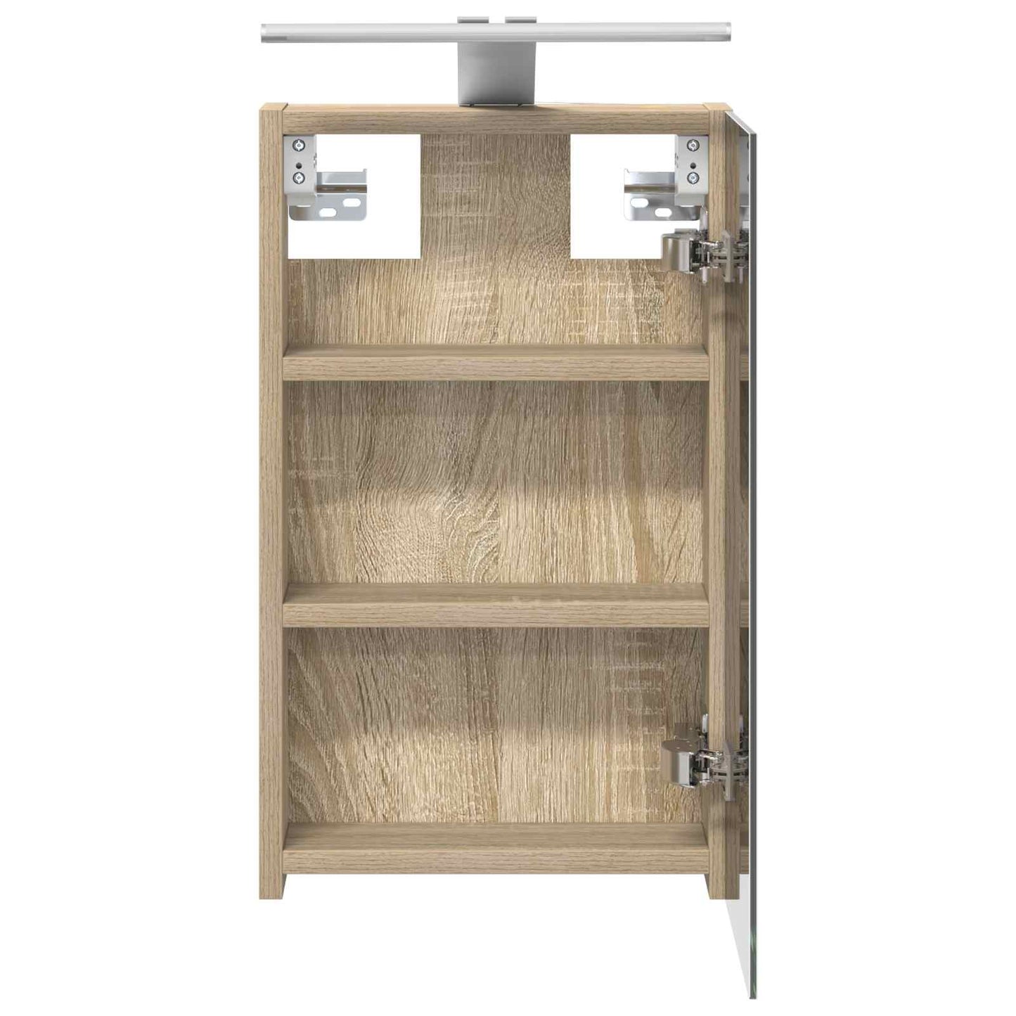 Baderomsspeilskap Sonoma eik 30 x 10,5 x 50 cm Konstruert tre
