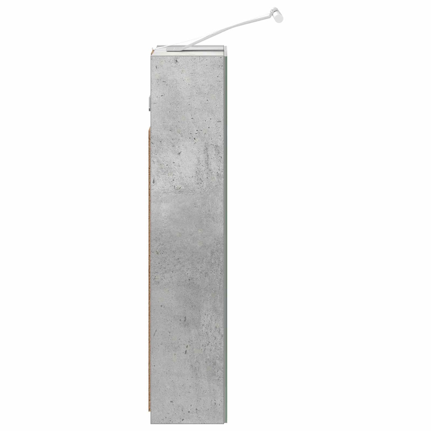 Baderomsspeilskap Betonggrå 30 x 10,5 x 50 cm Konstruert tre