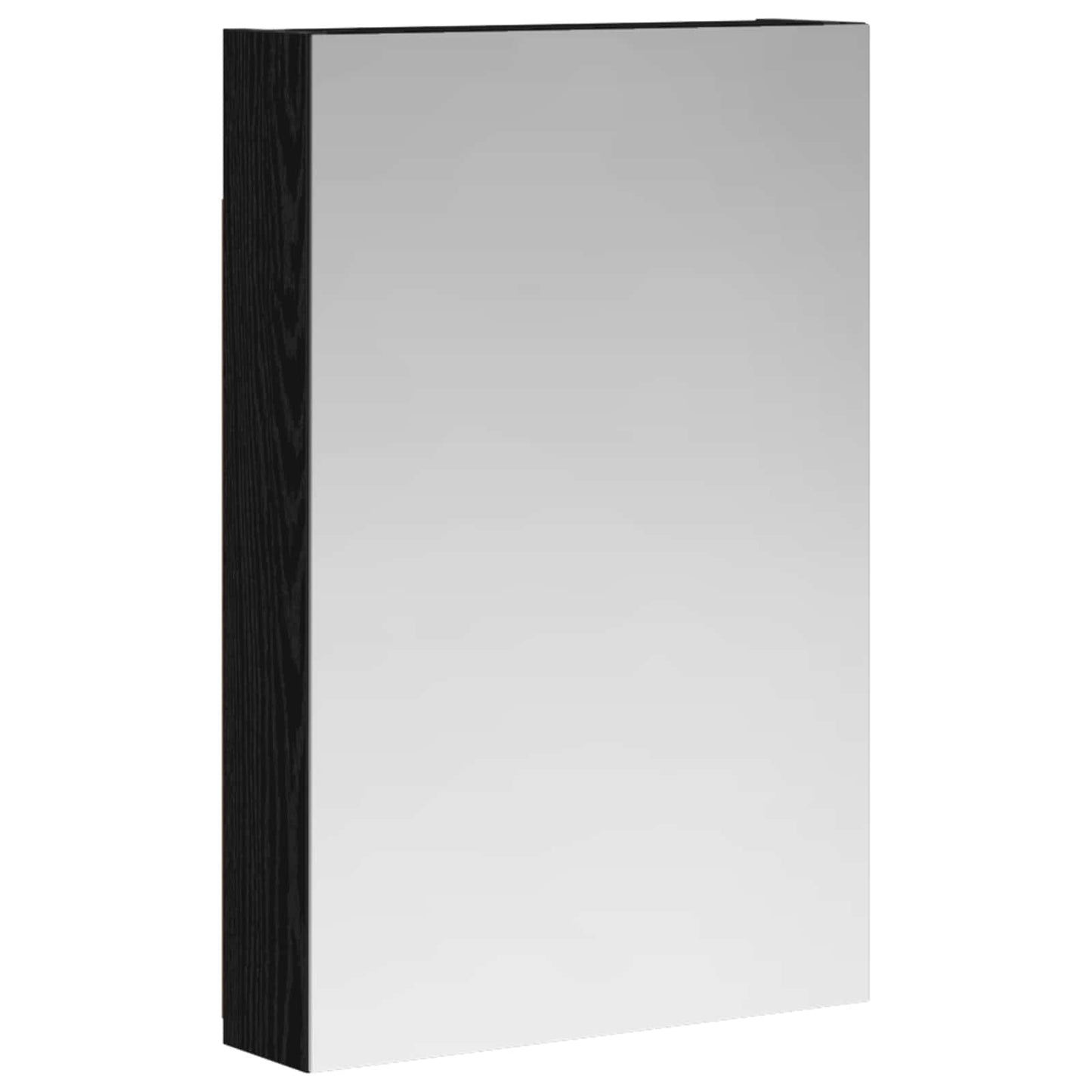 Baderomsspeilskap Svart Eik 40 x 10,5 x 60,5 cm Konstruert tre