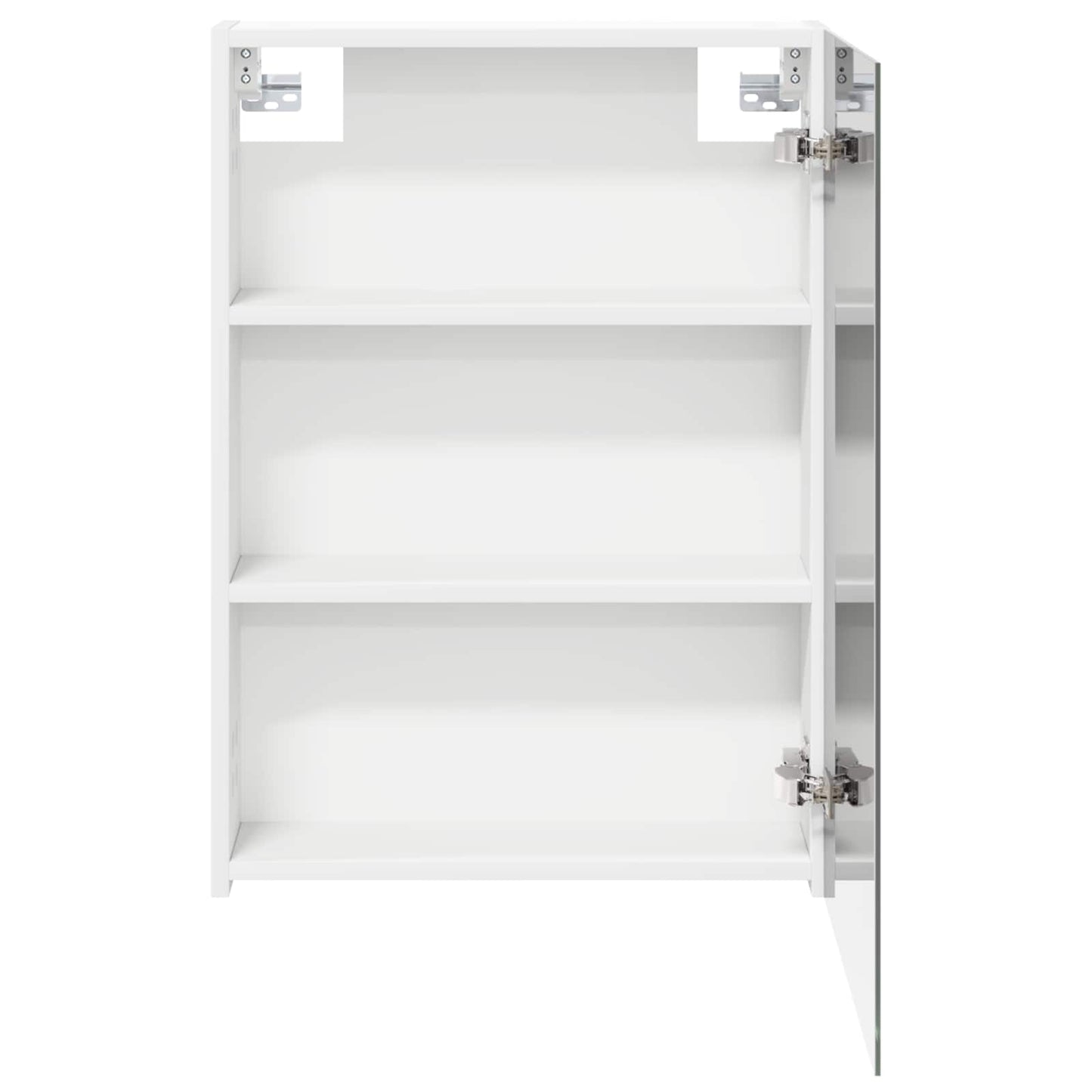 Baderomsspeilskap med dør Hvit 50 x 14,5 x 70 cm Konstruert tre