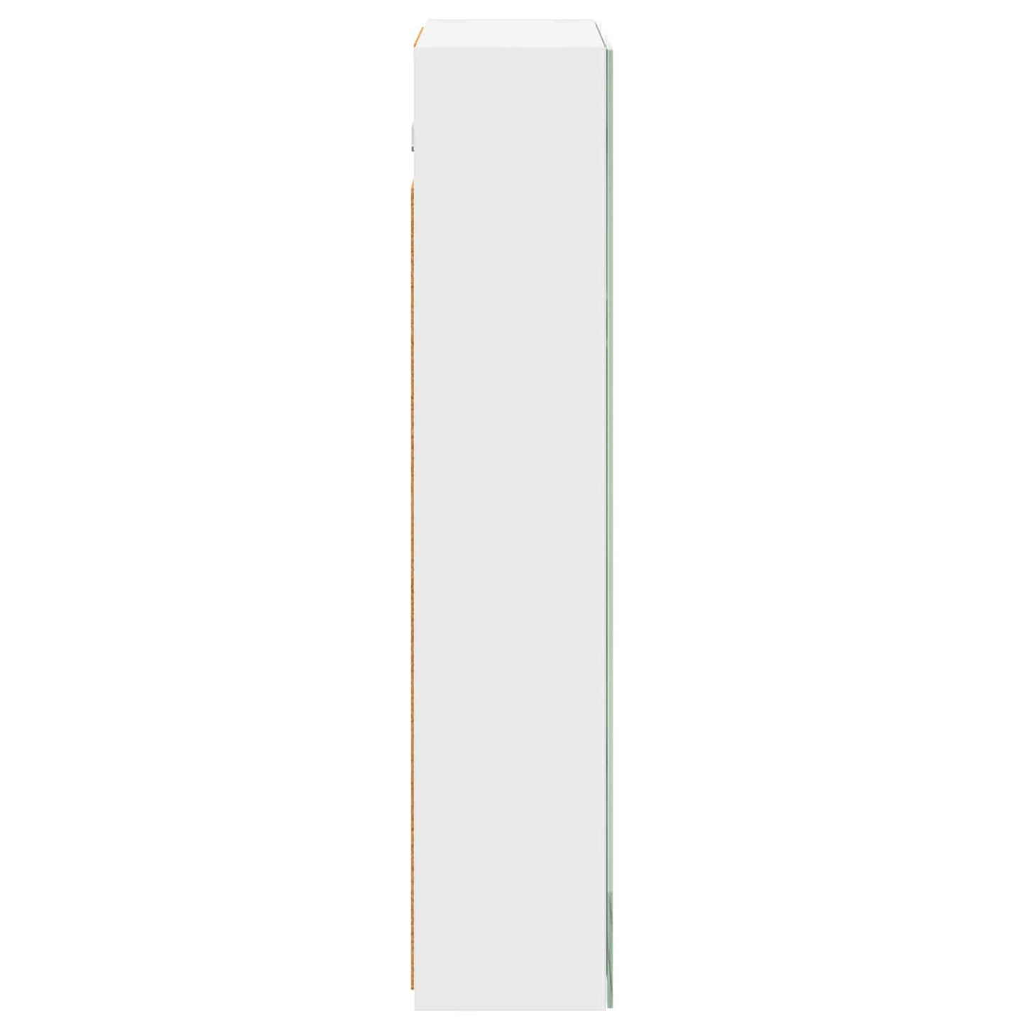 Baderomsspeilskap med dør Hvit 50 x 14,5 x 70 cm Konstruert tre