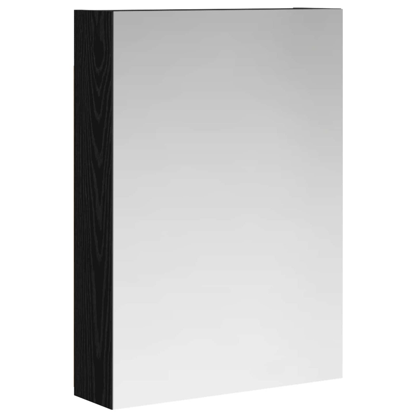 Baderomsspeilskap Svart Eik 50 x 14,5 x 70 cm Konstruert tre